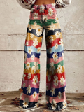 Gemma - Elegant Floral Trousers