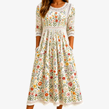 Lydia - Wildflower Print Summer Dress