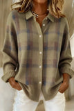 Taylor™ | Cozy Checked Knit Cardigan