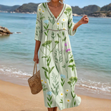 Botanical and Fresh Beach Dress