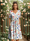 Patricia - Flowy Tummy Coverage Dress