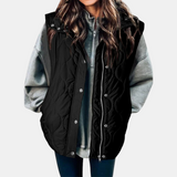 Priya - Quilted Hooded Puffer Vest