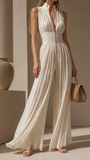 Caelia – Villa Pleated Jumpsuit
