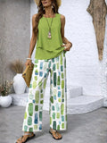 LORENZA | COMPLETE FLORAL PALAZZO FLUID SET