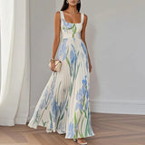 Oriah™ | Floral A-Line Maxi Dress