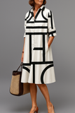Regina | Graphic Shirt Dress