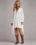 Lucia | Lace Detail Shirt Dress