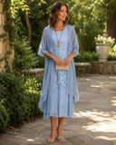 Gabrielle | Graceful Draped Two-Piece Set