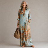 Evalexy I | Luxury Print Maxi Dress