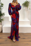 Maud - Long Elegant Pleated Evening Dress