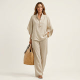 LUCIENNE | LINEN TWO-PIECE SET