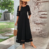 Nora - Breathable Knit Midi Dress